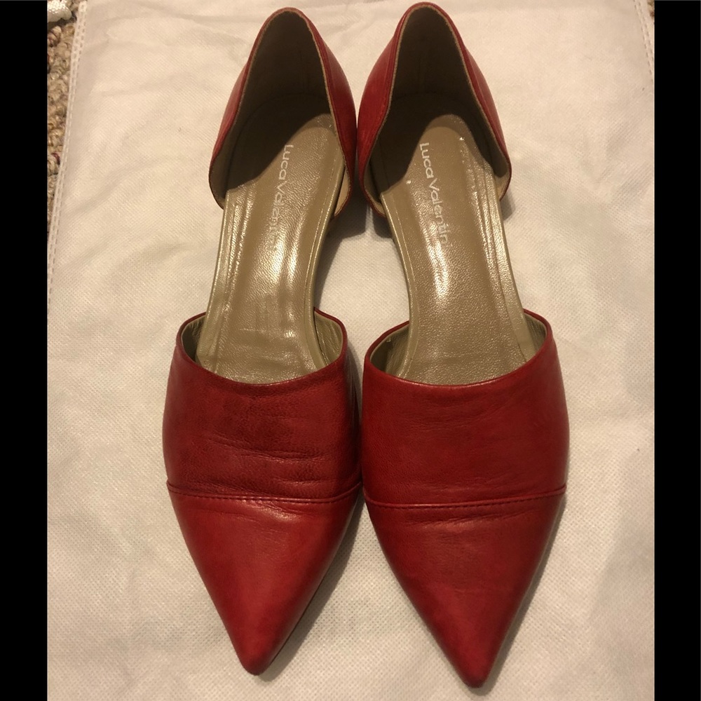 Luca Valentini red flats